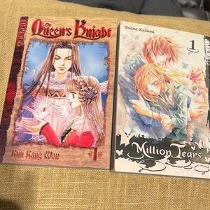 Manga’s “ The Queens Knight” by Kim Kang Won and “Million Tears” by Yuana Kazumi